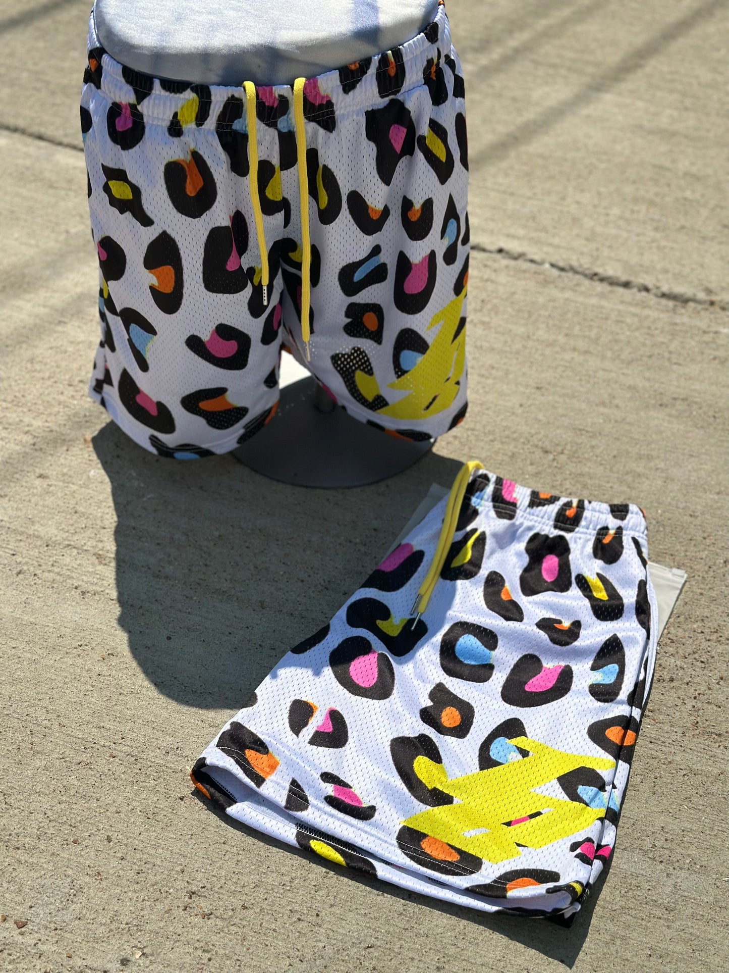 Multicolor Cheeta print V1 Shorts