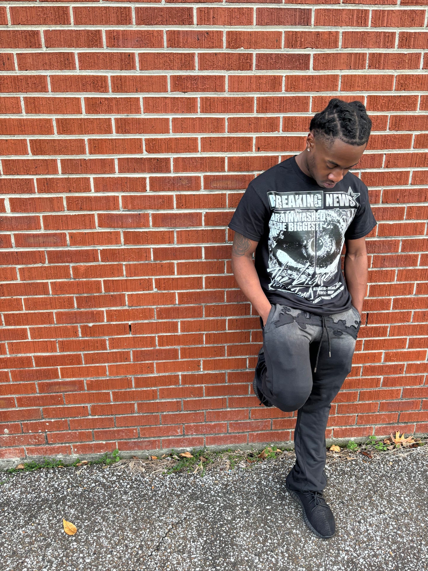 Breaking News Black Tee