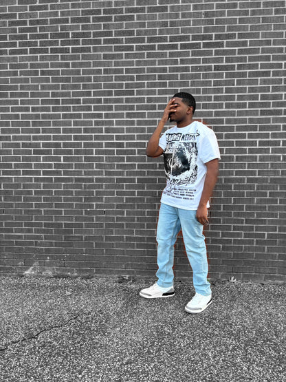 Breaking News White Tee