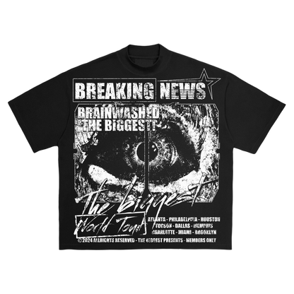 Breaking News Black Tee